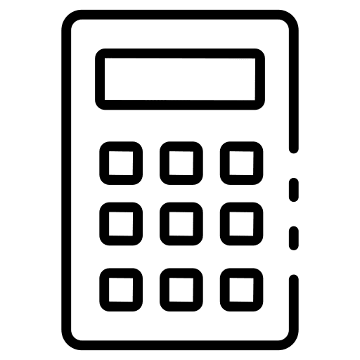 Calculator education technology calculating icon