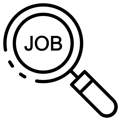 Job search professions and jobs job seeker work icon