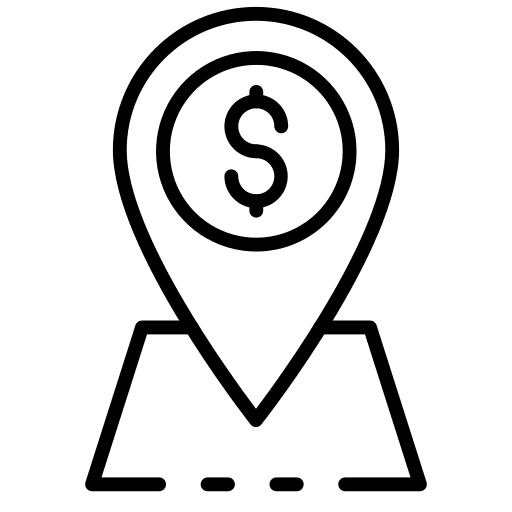 Map location map location bank placeholder icon