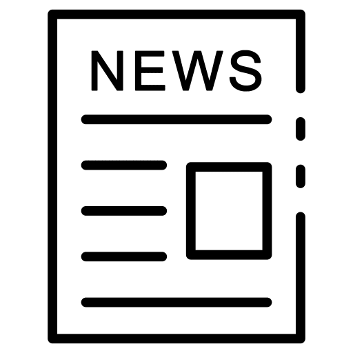 Newspaper communications paper newspaper icon