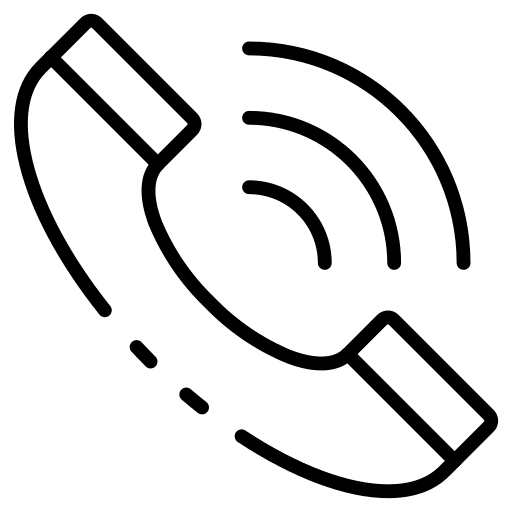 Phone call communications telephone signal icon