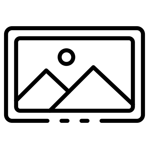 Photo photo art and design landscape icon