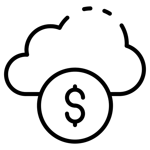 Cloud cloud business business and finance icon