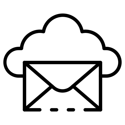 Mail letter envelope communications icon