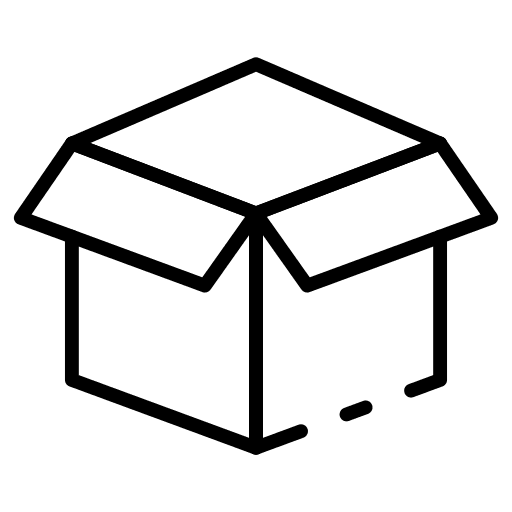 Parcel box open parcel icon