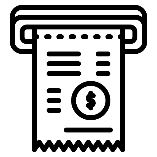 Bill invoice payment banking icon Bill invoice payment banking icon