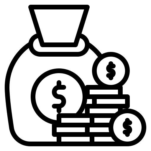 Money bag money bag bank business and finance icon Money bag money bag bank business and finance icon