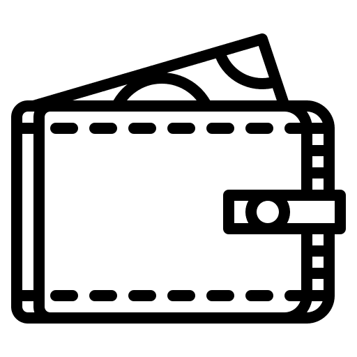 Wallet bank financial wallet icon Wallet bank financial wallet icon