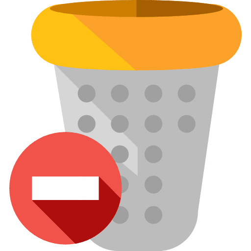 Trash trash garbage can icon Trash trash garbage can icon