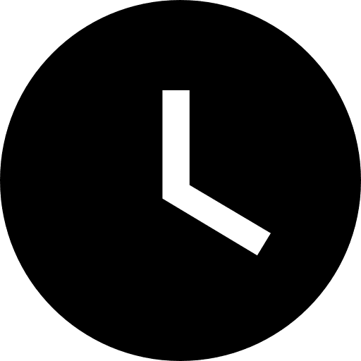 Wall clock time circular clock wall clock icon