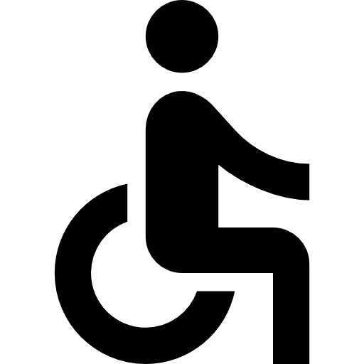 Accessible access handicap tools and utensils icon