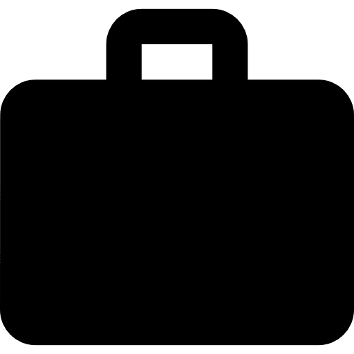 Briefcase business portfolio suitcase icon