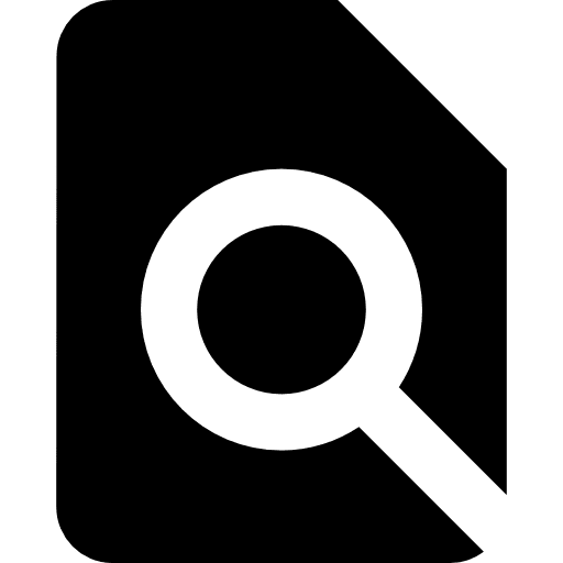 Find loupe files and folders archive icon