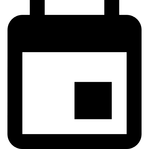 Calendar date schedule event icon