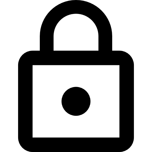 Padlock lock padlock tools and utensils icon