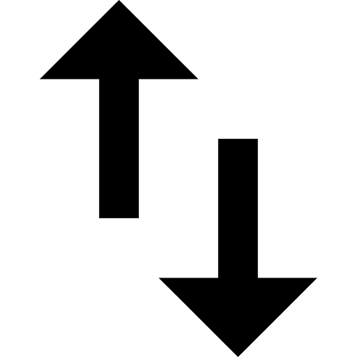 Sort vertical swap arrow icon