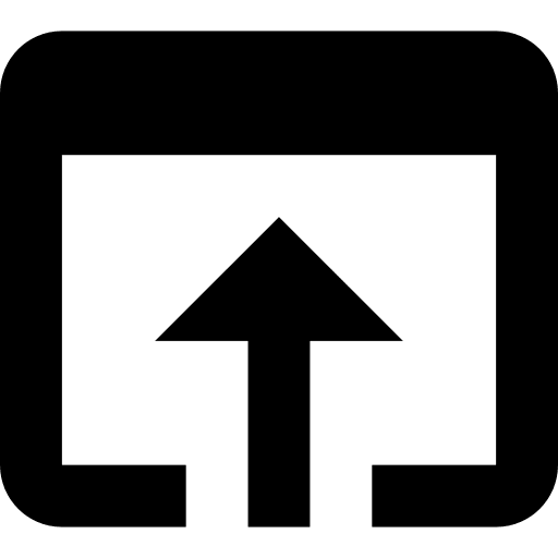 Upload multimedia option uploading upload icon
