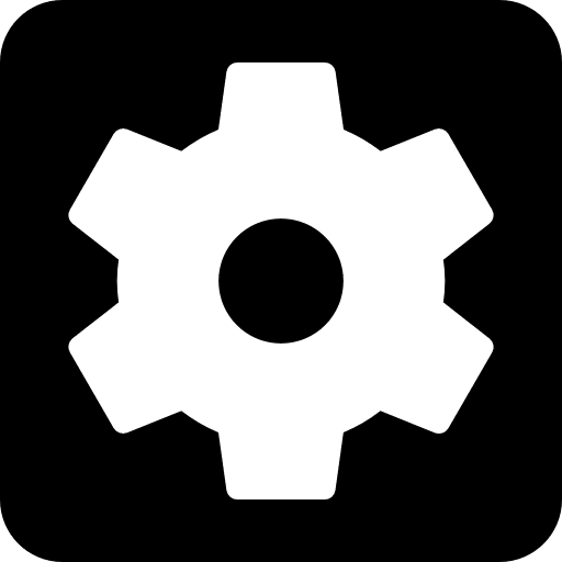 Settings gear tools and utensils cogwheel icon