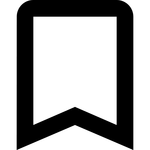 Bookmark insignia interface shapes icon
