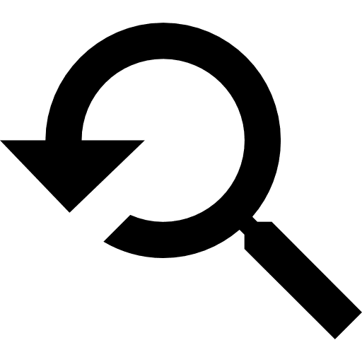 Search tools and utensils zoom detective icon