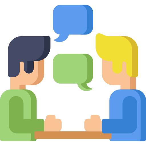 Meeting sharing man education icon Meeting sharing man education icon