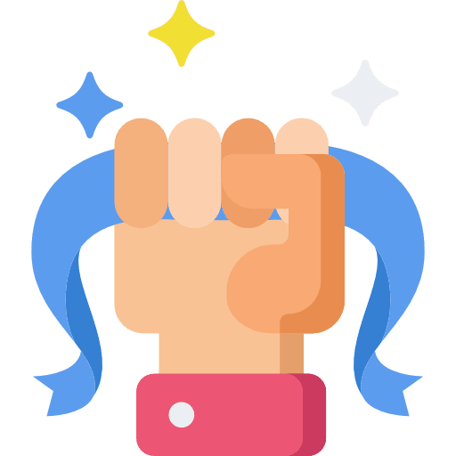 Motivate gesture motivate lace icon