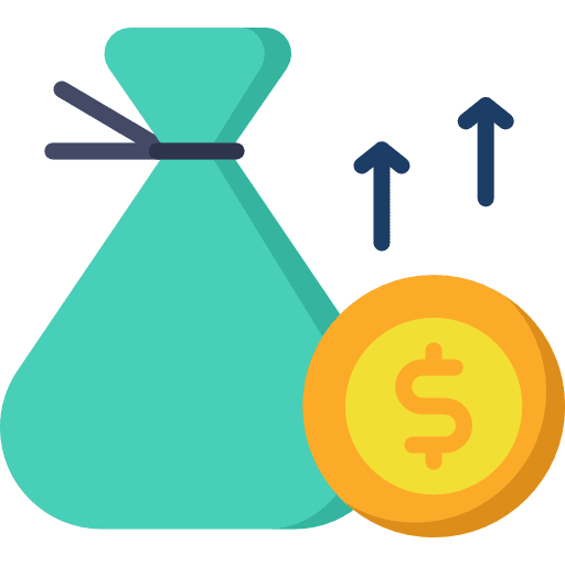 Profit profits up and down arrows business and finance icon Profit profits up and down arrows business and finance icon
