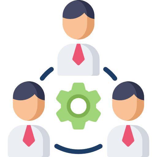 Teamwork gear hands and gestures cogwheel icon Teamwork gear hands and gestures cogwheel icon