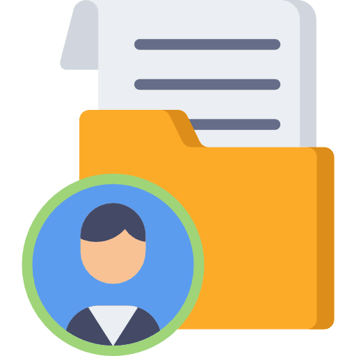 Archive folders worker office icon Archive folders worker office icon