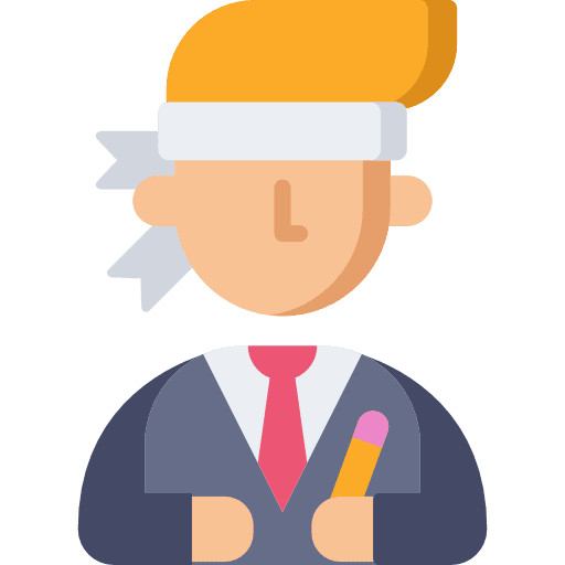 Determination effort blind think icon Determination effort blind think icon