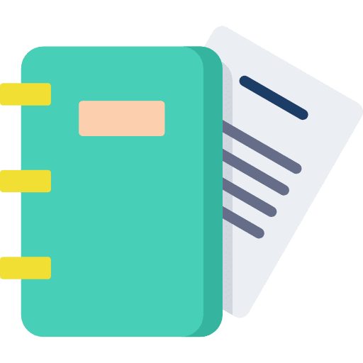 Document multimedia paper notebook icon Document multimedia paper notebook icon