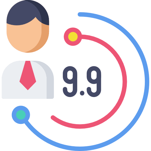Evaluation man analytics working icon Evaluation man analytics working icon