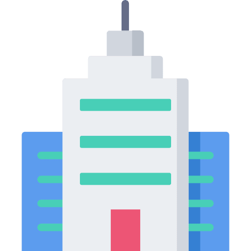 Office skyscraper flats buildings icon Office skyscraper flats buildings icon