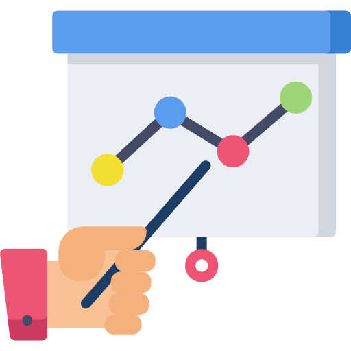 Presentation graphic statistics presentation icon Presentation graphic statistics presentation icon