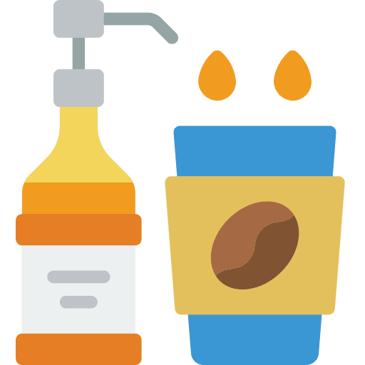 Syrup food and restaurant coffee drink icon