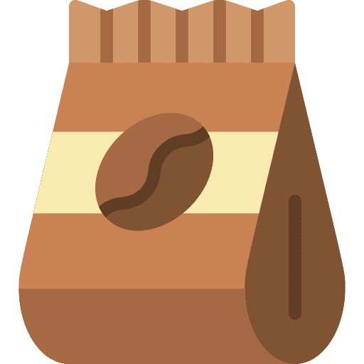 Beans coffee bag beans icon