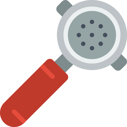 Filter ground food and restaurant coffee icon