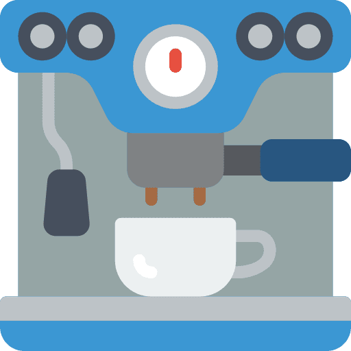 Machine hot drink espresso icon