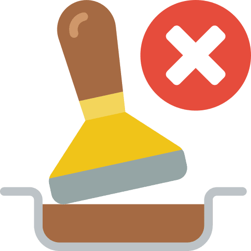 Tamper cross food and restaurant ground icon