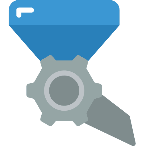 Grinder settings gear food and restaurant icon