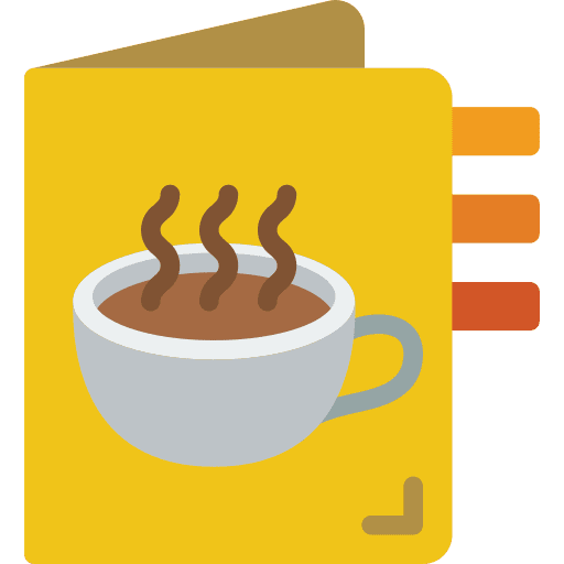 Menu menu cafe cup icon