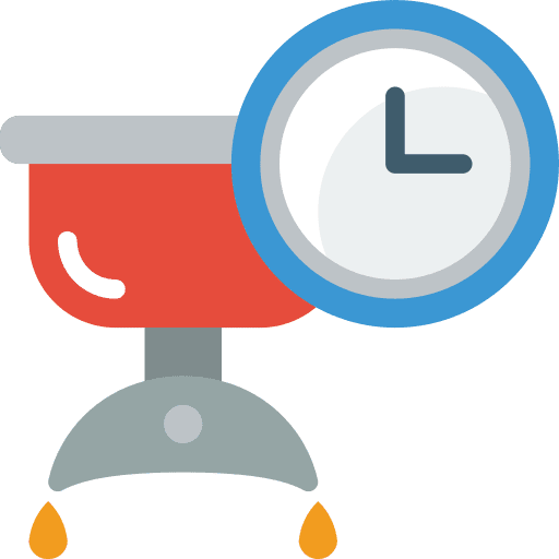 Clock time clock filter icon