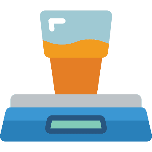 Scales weight cup amount icon