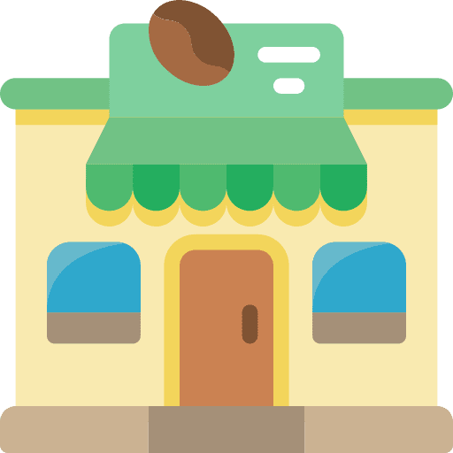 Shop shop coffee cafe icon