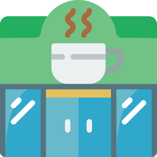 Shop shop coffee cafe icon