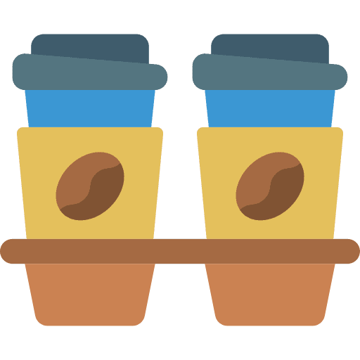 Cups coffee cups drink icon