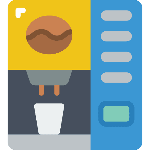 Machine drink hot takeaway icon