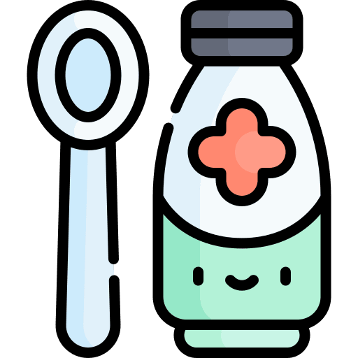 Cough syrup cough syrup cold healthcare and medical icon