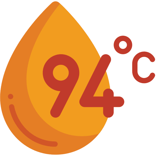 Water hot temperature drink icon
