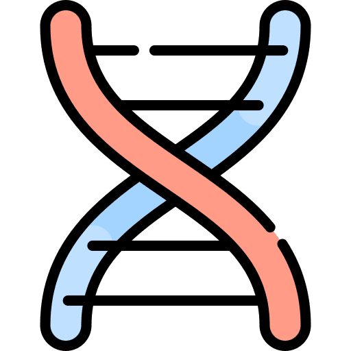 Dna education genetical science icon Dna education genetical science icon